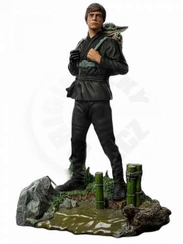 Iron Studios The Book of Boba Fett - Luke Skywalker and Grogu Training soška Art Scale
