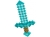 Minecraft replika plastového meče Diamond Sword 51 x 25 cm