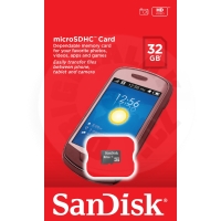 SanDisk MicroSDHC Ultra 32GB Ultra, Class 4 SanDisk MicroSDHC Ultra 32GB Ultra, Class 4