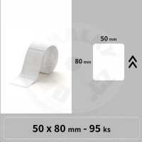 Niimbot štítky R 50x80mm 95ks Bílé pro B21, B21S, B3, B1S Niimbot štítky R 50x80mm 95ks Bílé pro B21, B21S, B3, B1S
