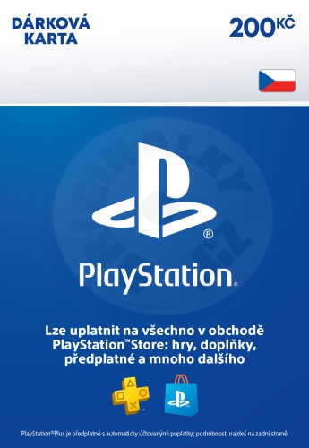 PlayStation Store el. peněženka - 200 Kč
