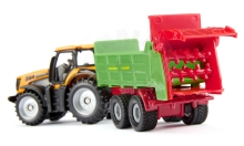 SIKU Blister - traktor JCB s přívěsem Spreader