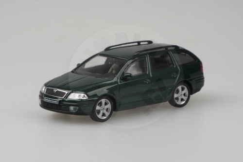 ABREX - Škoda Octavia II Combi (2004) 1:43 - Zelená Natur Metalíza