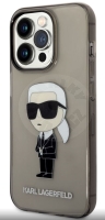 Karl Lagerfeld IML Ikonik NFT Zadní Kryt pro iPhone 14 Pro Max Black