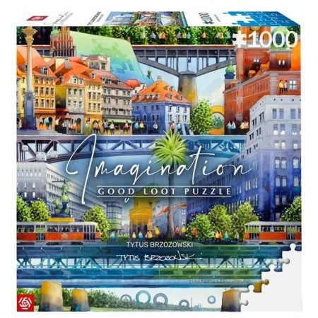 Imagination: Tytus Brzozowski Warsaw Bridges Puzzle - 1000ks