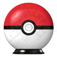 3D Puzzle-Ball: Pokémon - Poké Ball Classic - 55 dílků