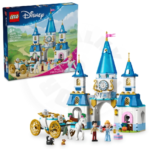 LEGO® | Disney 43275 Popelčin zámek a kočár s koňmi_(1)