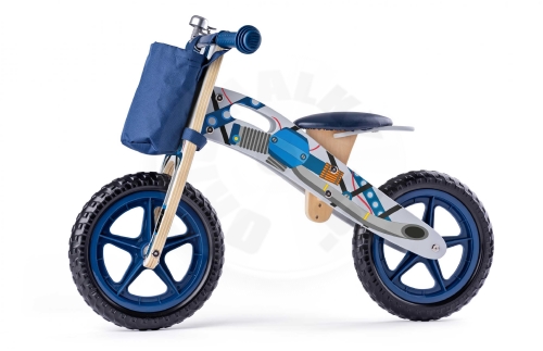 Woody Odrážedlo motorka, modrá_(1)