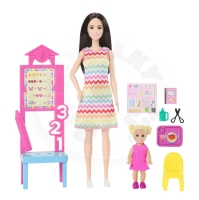 Barbie Herní set povolání - Učitelka tmavovláska