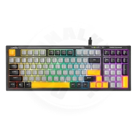 Marvo SOLDAT S50B, herní tichá klávesnice, RGB, drátová, US