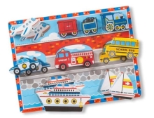 Melissa &amp; Doug Dřevěné Puzzle - AUTOMOBILY
