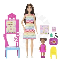 Barbie Herní set povolání - Učitelka brunetka