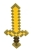 Minecraft zlatý meč 50cm