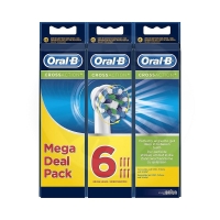 Oral-B EB50 2+2+2 Cross Action náhradní hlavice  - bílá