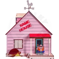 Dřevěná Stavebnice - Dragon Ball Kame House