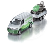 SIKU Super - VW T6 se zahradním traktorem