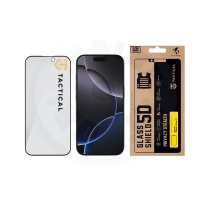 Tactical Glass Shield Privacy Stealth 5D sklo pro Apple iPhone 16 Pro/17 Black