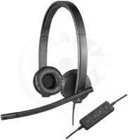 Logitech H570e Mono USB-A Headset - černá