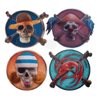One Piece Coaster 4-Pack Characters 1