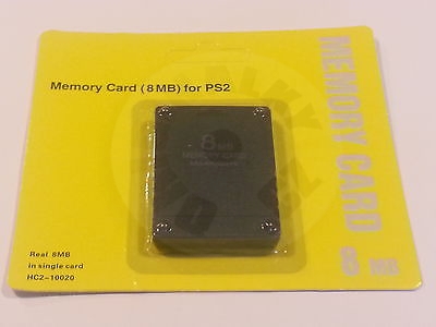 Memory card 8MB (PS2) black