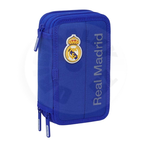 Třípatrový penál Real Madrid, vybavený 37 ks