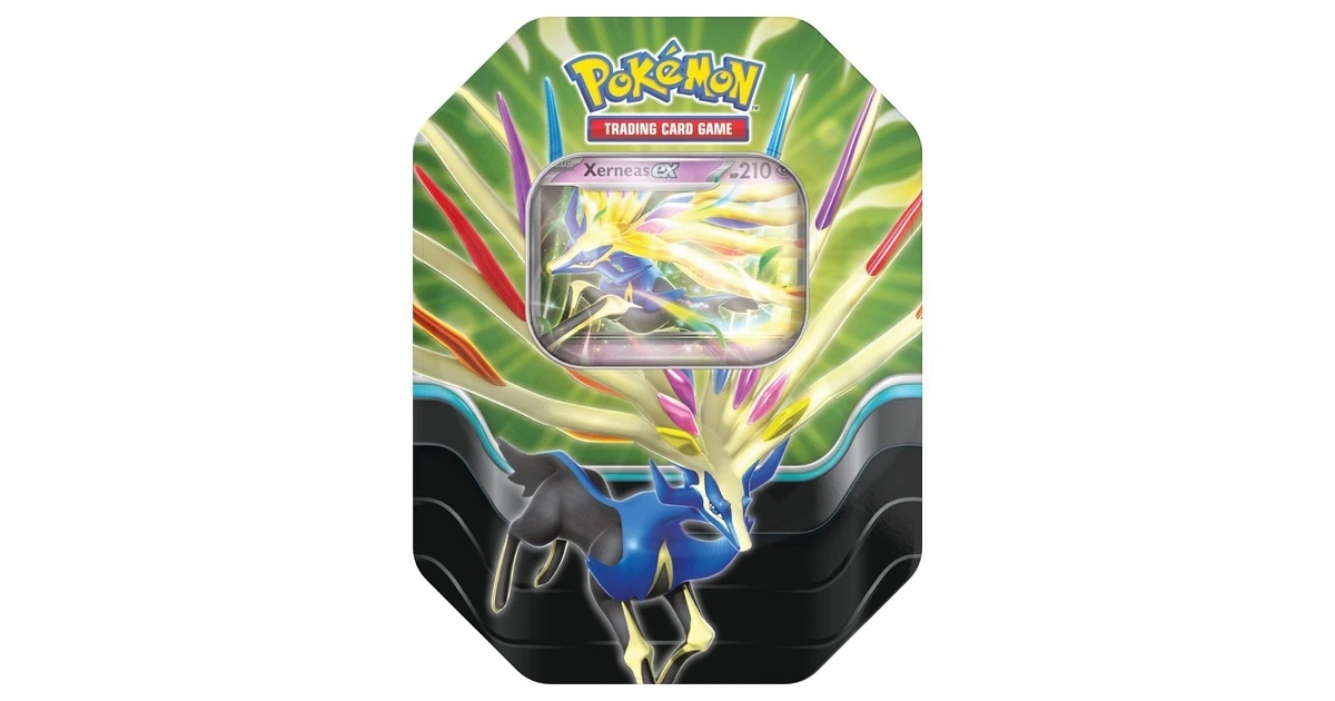 pokémon trading card game: azure legends tin xerneas ex 2025 Pokemon - ex - Factory Sealed and now you can discover their amazing power for yourself Pokemon - Azure Legends Tin