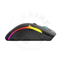 Marvo M729W - černá bezdrátová herní myš, RGB, 8000 DPI (2)