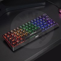 Marvo Hecate 61WR - herní klávesnice, černá, RGB, mechanická, červené switche, bezdrát, US