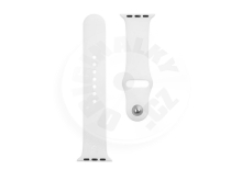 Apple Watch silikonový řemínek 38/40mm - bílá
