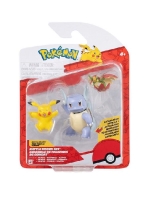 Pokémon Figurky - Battle Series (Pikachu, Wartortle + Flapple) 5 cm