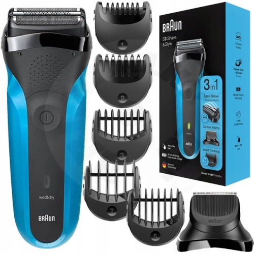 Braun Series 3 310 BT Black Blue