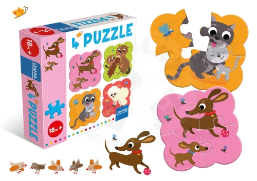 Granna - 4 puzzle - jezevčík