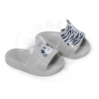 BABY born Pantofle se vzory, 43 cm - šedivá (1)