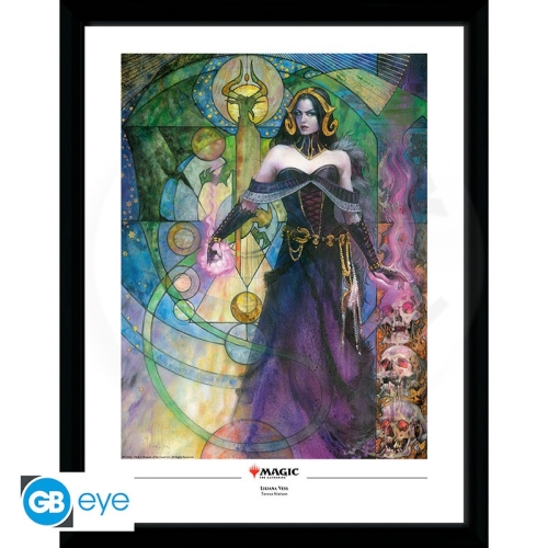Plakát v rámu - MAGIC THE GATHERING "Liliana" - 30 x40 cm