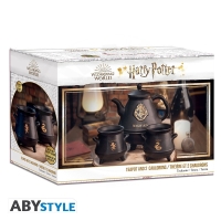 HARRY POTTER - Teapot - with a set of Hogwarts kettles