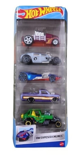 Mattel Hot Wheels - HW Exposed Engines sada 5 aut