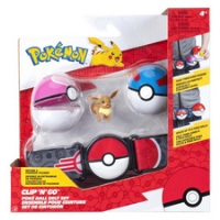 Pokémon - Clip 'n' Go Poké Ball Belt Set (Eevee &amp; Greatball)