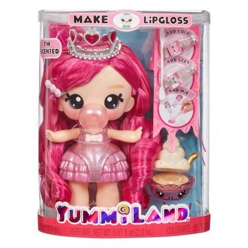 Yummiland Velká panenka s leskem na rty - Bianca Bubblegum
