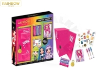 Rainbow High - školní skříňka s výtvarnými potřebami 7ks