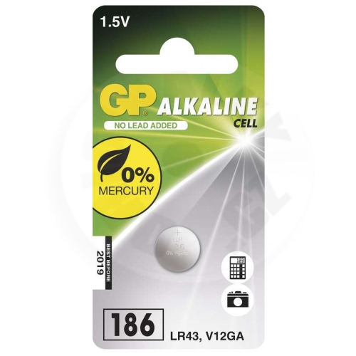 GP Alkaline Cell 186 LR43 (10330)