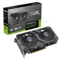 ASUS VGA NVIDIA GeForce RTX 4060 Ti DUAL OC EVO 8G, 8G GDDR6, 3xDP, 1xHDMI ASUS VGA NVIDIA GeForce RTX 4060 Ti DUAL OC EVO 8G, 8G GDDR6, 3xDP, 1xHDMI
