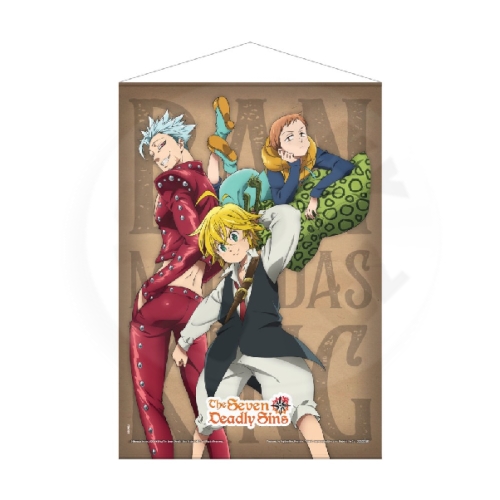 WallScroll - The Seven Deadly Sins: Ban, Meliodas & King 50 x 70 cm