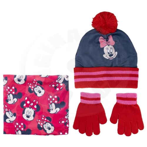 Cerda zimní set (čepice, nákrčník, rukavice) MINNIE