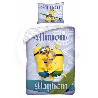 Halantex Povlečení - Minions (MIN-9992BL) 140x200, 70x90 (100% Cotton)