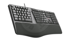 C-TECH KB-113E, USB ergonomická klávesnice CZ/SK (PC)