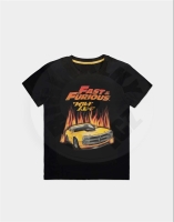 Difuzed Universal ® Fast &amp; Furious ® Hot Flames ® Men's Short Sleeved T®shirt ® L
