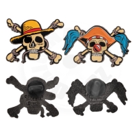 One Piece Pins 2-Pack Luffy &amp; Buggy