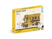Puremind Stavebnice - Snoopy School Bus
