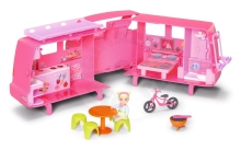 BABY born Minis Set with camping car and doll