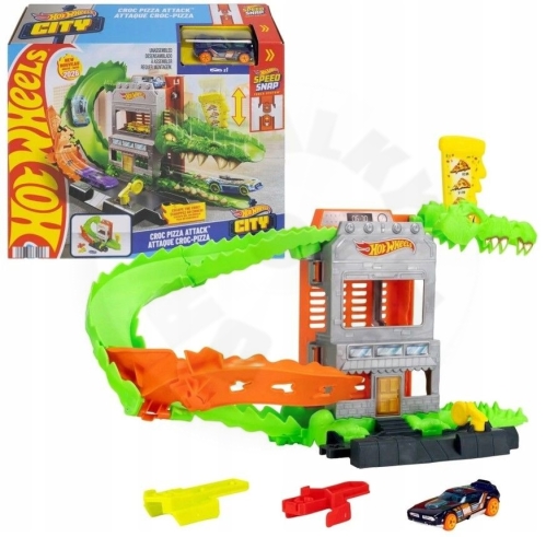 Mattel Hot Wheels City Croc Pizza Attack